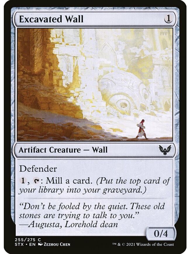 Excavated Wall
