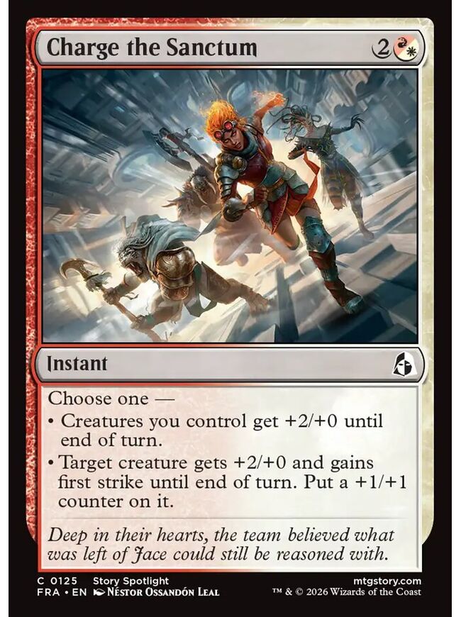 Charge the Sanctum