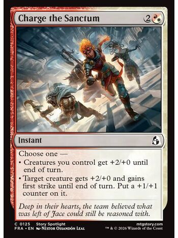 Charge the Sanctum