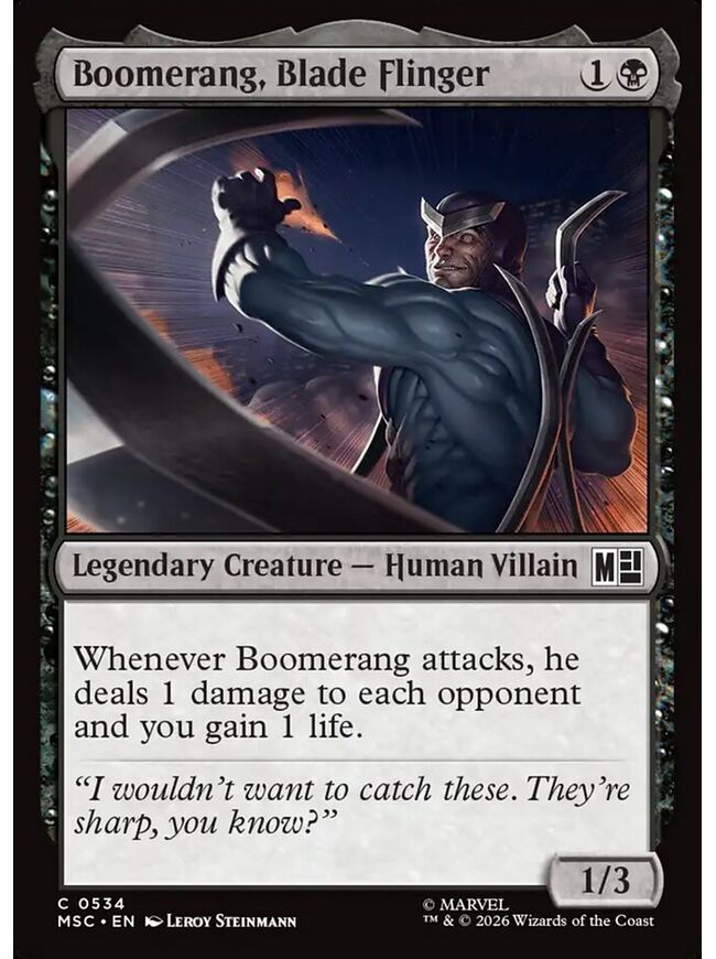 Boomerang, Blade Flinger