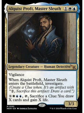 Alquist Proft, Master Sleuth