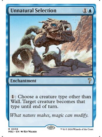 Unnatural Selection