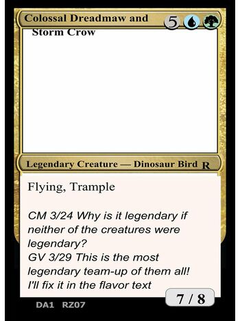 Colossal Dreadmaw and Storm Crow