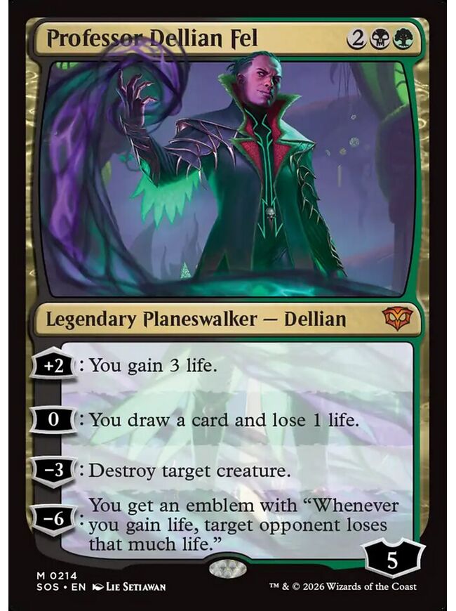 Professor Dellian Fel