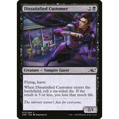 Dissatisfied Customer