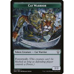 Cat Warrior Token (Green)