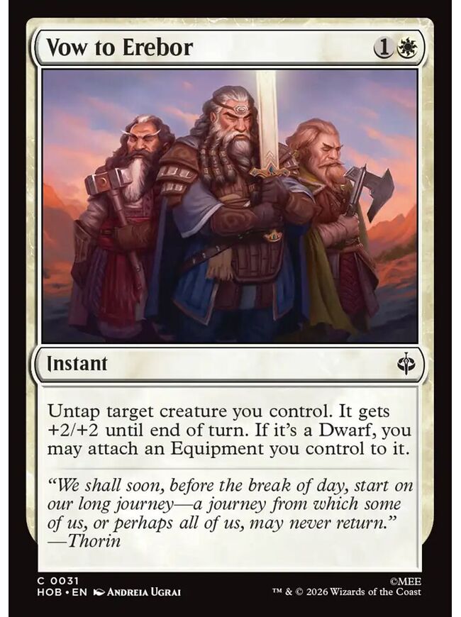 Vow to Erebor
