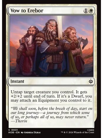 Vow to Erebor