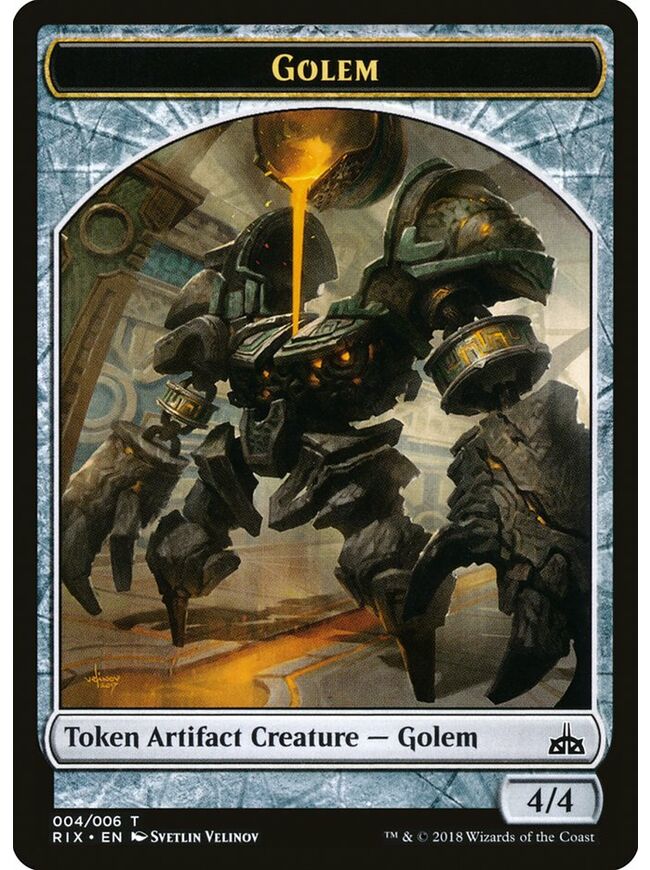 Golem Token (4/4) (Colorless)