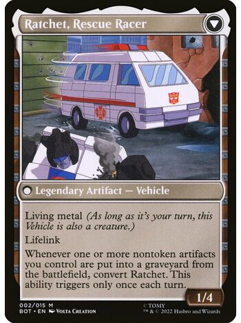 Ratchet, Field Medic // Ratchet, Rescue Racer