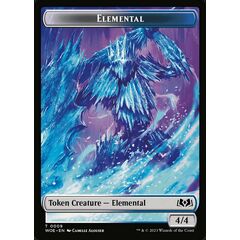 Elemental Token (4/4) (White/Blue)
