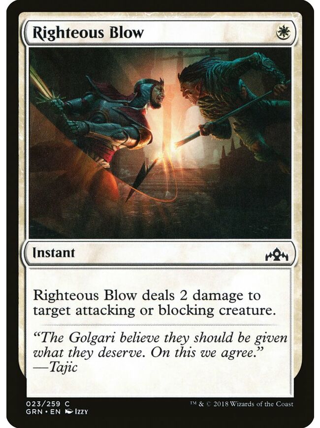 Righteous Blow