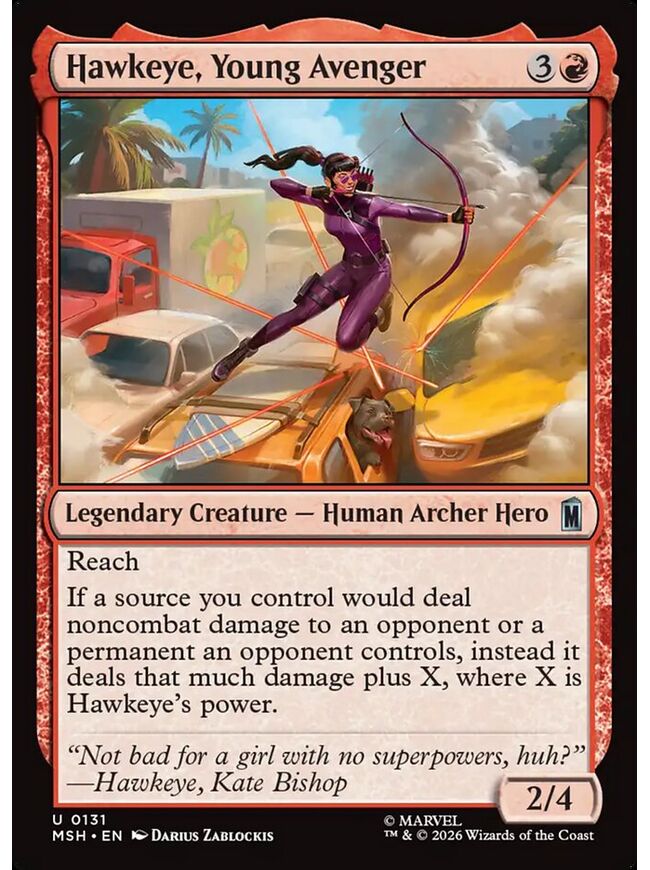 Hawkeye, Young Avenger