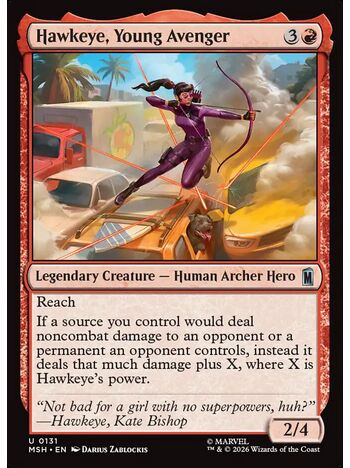 Hawkeye, Young Avenger