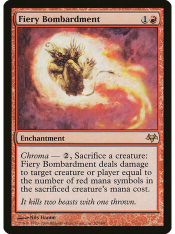 Fiery Bombardment