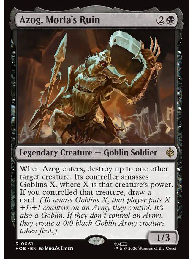 Azog, Moria's Ruin