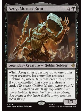 Azog, Moria's Ruin