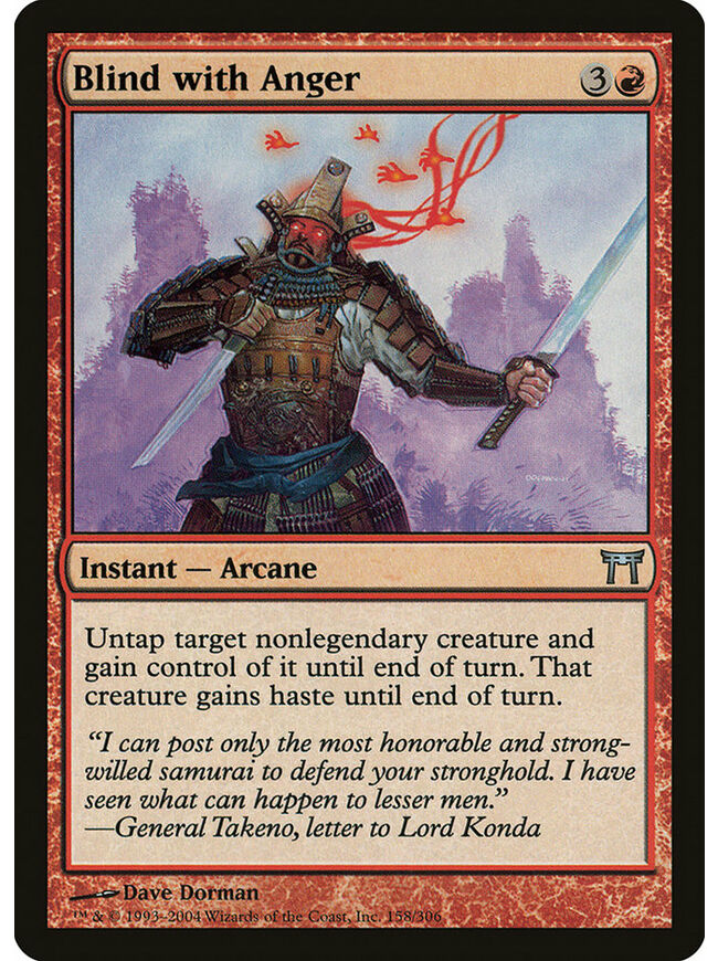Blind with Anger