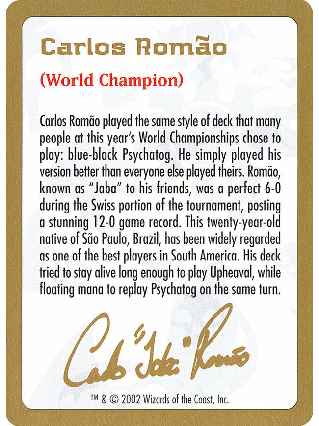 Carlos Romão Bio