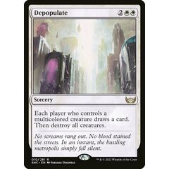 Depopulate
