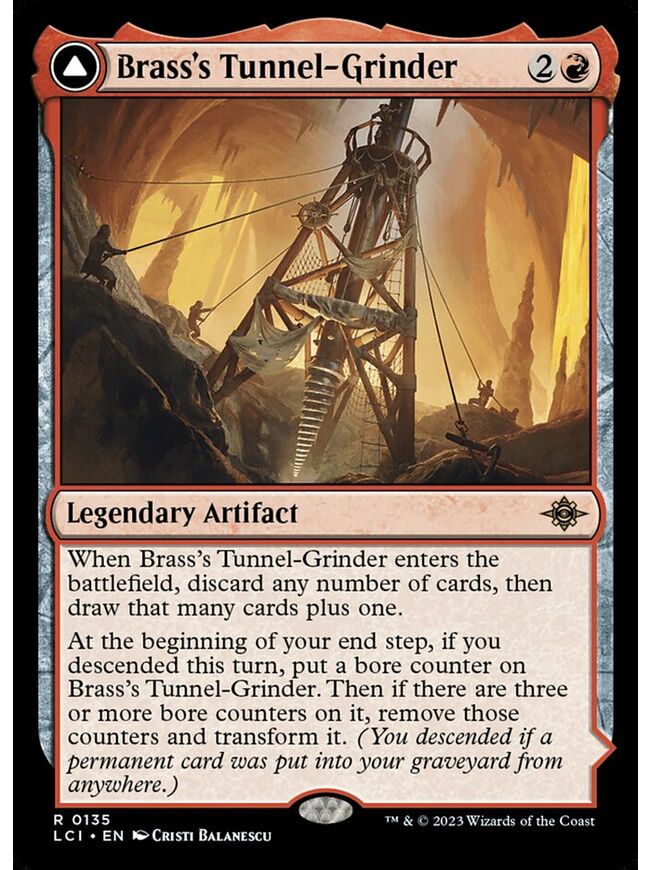 Brass's Tunnel-Grinder // Tecutlan, the Searing Rift
