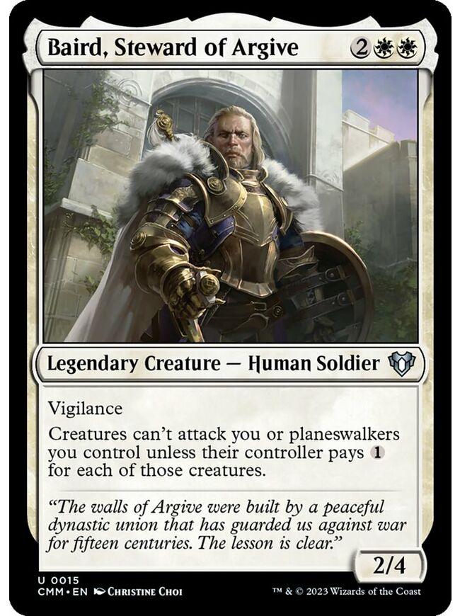 Baird, Steward of Argive