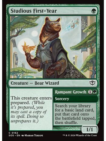 Studious First-Year // Rampant Growth