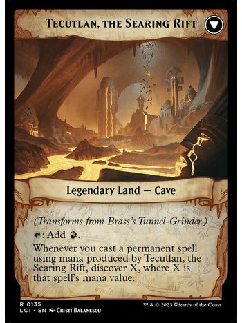 Brass's Tunnel-Grinder // Tecutlan, the Searing Rift