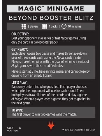 Beyond Booster Blizt