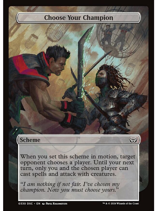Choose Your Champion