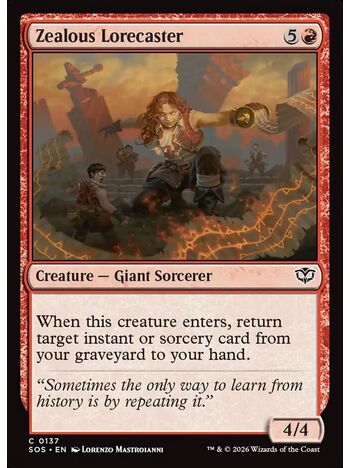 Zealous Lorecaster