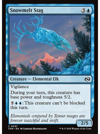 Snowmelt Stag