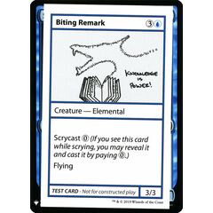 Biting Remark