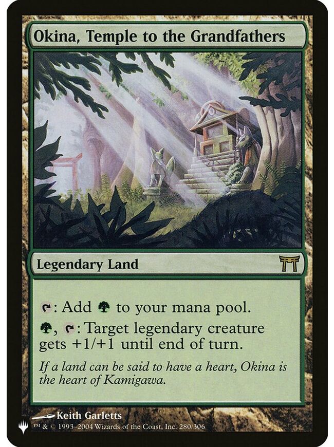 Okina, Temple to the Grandfathers
