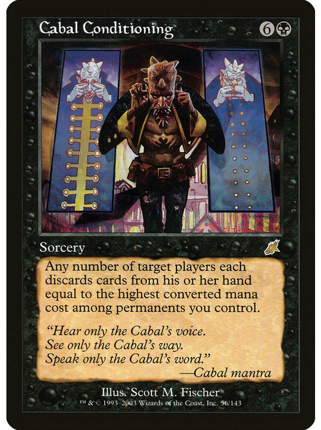 Cabal Conditioning