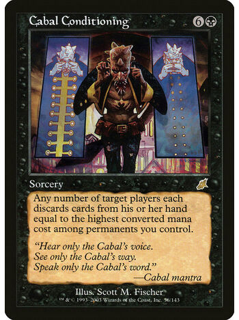 Cabal Conditioning