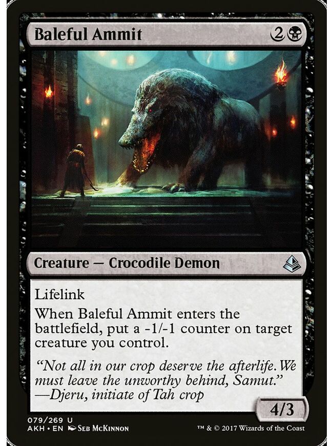 Baleful Ammit