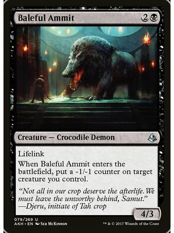 Baleful Ammit