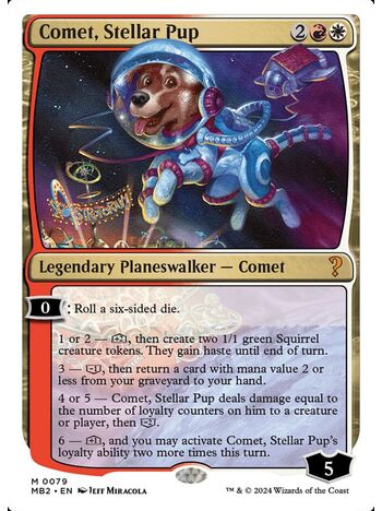 Comet, Stellar Pup