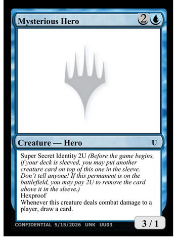 Mysterious Hero