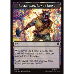 Rocksteady, Rowdy Rhino Token