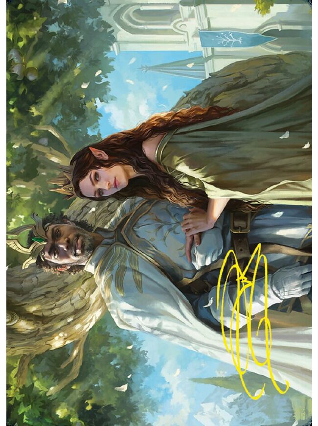 Aragorn and Arwen, Wed // Aragorn and Arwen, Wed (Art Series)