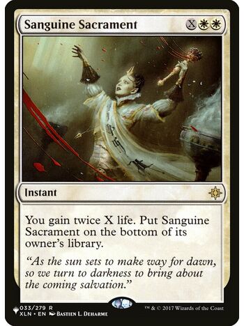 Sanguine Sacrament