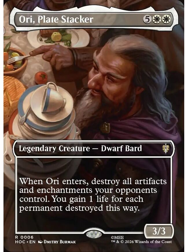 Ori, Plate Stacker