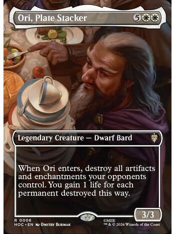 Ori, Plate Stacker