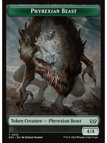 Phyrexian Beast Token (4/4)