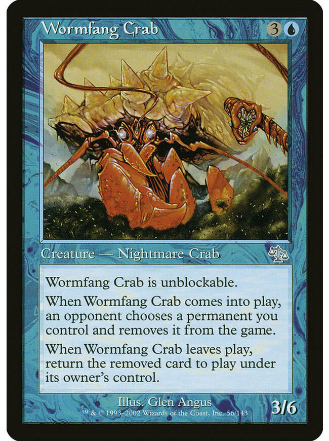 Wormfang Crab