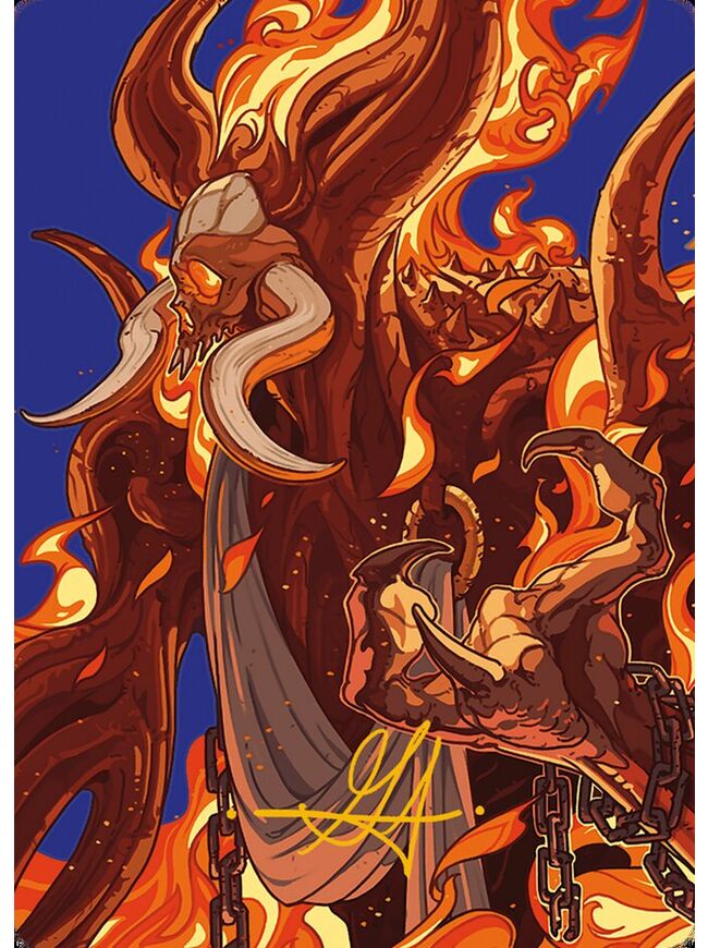 Phlage, Titan of Fire's Fury // Phlage, Titan of Fire's Fury (Art Series)