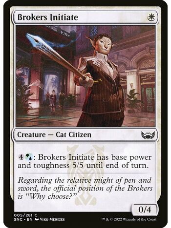 Brokers Initiate