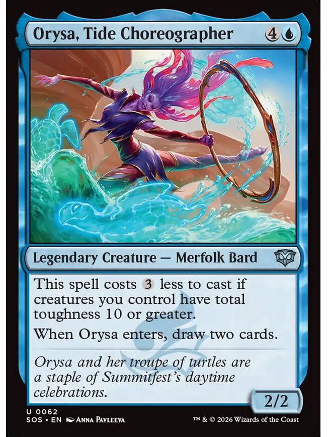 Orysa, Tide Choreographer